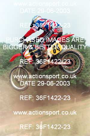 Photo: 36F1422-23 ActionSport Photography 29/06/2003 AMCA Bridgwater MXC - The Pan, Enmore  _3_Experts #64