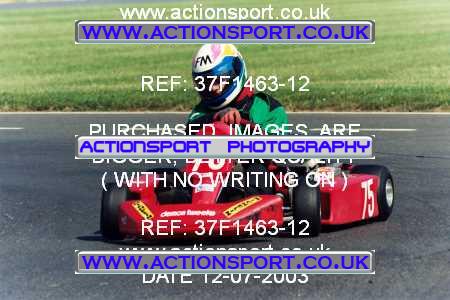 Photo: 37F1463-12 ActionSport Photography 12/07/2003 NatSKA Kart Finals - Whilton Mill  _2_Class11 #75