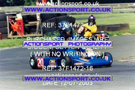 Photo: 37F1472-16 ActionSport Photography 12/07/2003 NatSKA Kart Finals - Whilton Mill  _1_Class7 #20