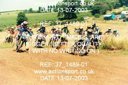 Photo: 37_1489-01 ActionSport Photography 13/07/2003 AMCA Polesworth MXC [Fourstroke Championships] - Stipers Hill  _5_JuniorsGroup2 #38
