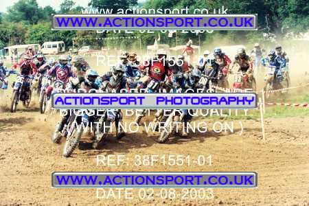 Photo: 38F1551-01 ActionSport Photography 02/08/2003 Severn Valley SSC All British - Brookthorpe _1_AMX #9990