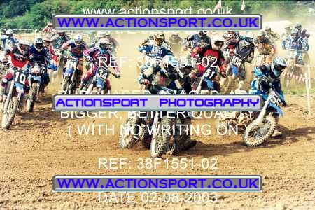 Photo: 38F1551-02 ActionSport Photography 02/08/2003 Severn Valley SSC All British - Brookthorpe _1_AMX #9990