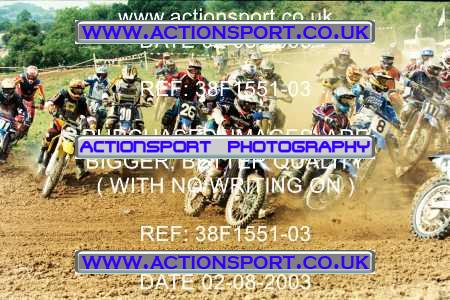 Photo: 38F1551-03 ActionSport Photography 02/08/2003 Severn Valley SSC All British - Brookthorpe _1_AMX #9990