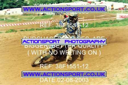 Photo: 38F1551-12 ActionSport Photography 02/08/2003 Severn Valley SSC All British - Brookthorpe _1_AMX #117