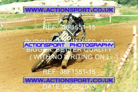 Photo: 38F1551-15 ActionSport Photography 02/08/2003 Severn Valley SSC All British - Brookthorpe _1_AMX #108