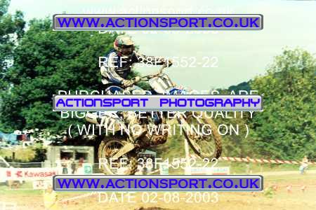 Photo: 38F1552-22 ActionSport Photography 02/08/2003 Severn Valley SSC All British - Brookthorpe _1_AMX #117