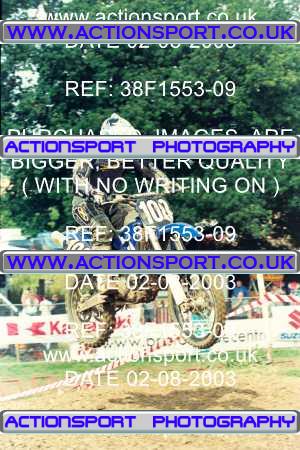 Photo: 38F1553-09 ActionSport Photography 02/08/2003 Severn Valley SSC All British - Brookthorpe _1_AMX #108