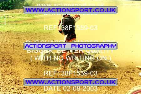 Photo: 38F1559-03 ActionSport Photography 02/08/2003 Severn Valley SSC All British - Brookthorpe _4_VMX #17