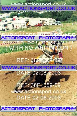Photo: 38F1559-09 ActionSport Photography 02/08/2003 Severn Valley SSC All British - Brookthorpe _4_VMX #39
