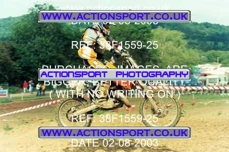 Photo: 38F1559-25 ActionSport Photography 02/08/2003 Severn Valley SSC All British - Brookthorpe _4_VMX #39