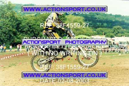 Photo: 38F1559-27 ActionSport Photography 02/08/2003 Severn Valley SSC All British - Brookthorpe _4_VMX #42