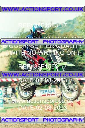 Photo: 38F1563-17 ActionSport Photography 02/08/2003 Severn Valley SSC All British - Brookthorpe _6_65sGroupA #50
