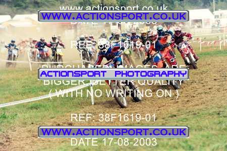 Photo: 38F1619-01 ActionSport Photography 17/08/2003 Moredon MX Aces of Motocross - Farleigh Castle _3_Seniors #1