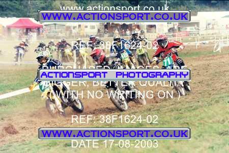 Photo: 38F1624-02 ActionSport Photography 17/08/2003 Moredon MX Aces of Motocross - Farleigh Castle _4_BW85s #76