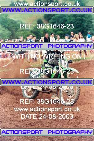 Photo: 38G1646-23 ActionSport Photography 24/08/2003 BSMA National Cotswolds Youth AMC - Bromyard  _1_AMX #92