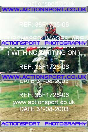 Photo: 38F1725-06 ActionSport Photography 31/08/2003 AMCA Cheltenham AMCA - Brookthorpe  _3_InterJuniors #220