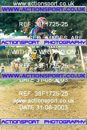 Photo: 38F1725-25 ActionSport Photography 31/08/2003 AMCA Cheltenham AMCA - Brookthorpe  _3_InterJuniors #220