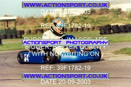 Photo: 39F1782-19 ActionSport Photography 20/09/2003 F6 Karting - Bayford Meadow _1_Biland-F6Biland-F6Open #54