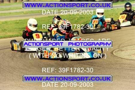 Photo: 39F1782-30 ActionSport Photography 20/09/2003 F6 Karting - Bayford Meadow _2_HondaCadets #9