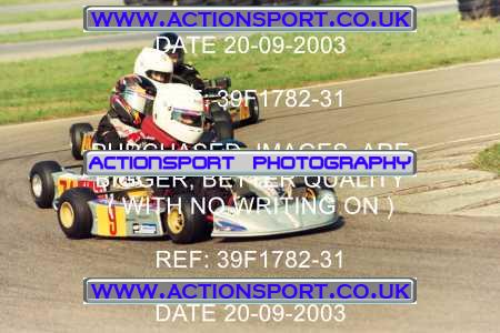 Photo: 39F1782-31 ActionSport Photography 20/09/2003 F6 Karting - Bayford Meadow _2_HondaCadets #9