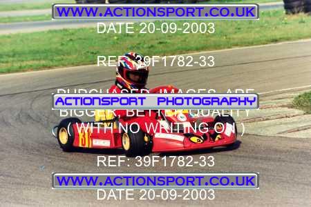 Photo: 39F1782-33 ActionSport Photography 20/09/2003 F6 Karting - Bayford Meadow _2_HondaCadets #31
