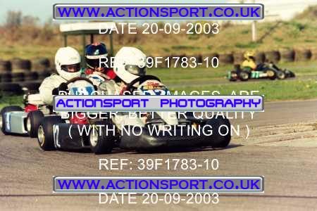 Photo: 39F1783-10 ActionSport Photography 20/09/2003 F6 Karting - Bayford Meadow _3_HondaJuniorProKart-F6JuniorStandard #12