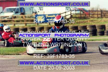 Photo: 39F1783-35 ActionSport Photography 20/09/2003 F6 Karting - Bayford Meadow _4_HondaSeniorProKart-WorldFormula #55