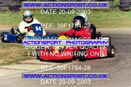 Photo: 39F1784-28 ActionSport Photography 20/09/2003 F6 Karting - Bayford Meadow _1_Biland-F6Biland-F6Open #88