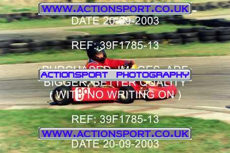 Photo: 39F1785-13 ActionSport Photography 20/09/2003 F6 Karting - Bayford Meadow _1_Biland-F6Biland-F6Open #88