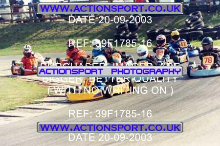 Photo: 39F1785-16 ActionSport Photography 20/09/2003 F6 Karting - Bayford Meadow _2_HondaCadets #9