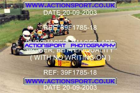 Photo: 39F1785-18 ActionSport Photography 20/09/2003 F6 Karting - Bayford Meadow _2_HondaCadets #9