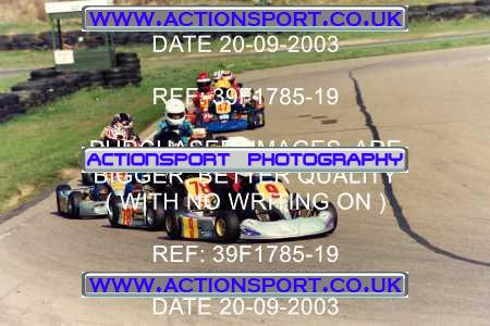 Photo: 39F1785-19 ActionSport Photography 20/09/2003 F6 Karting - Bayford Meadow _2_HondaCadets #9
