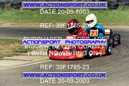Photo: 39F1785-23 ActionSport Photography 20/09/2003 F6 Karting - Bayford Meadow _2_HondaCadets #80