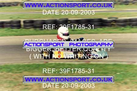 Photo: 39F1785-31 ActionSport Photography 20/09/2003 F6 Karting - Bayford Meadow _2_HondaCadets #9