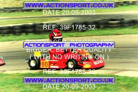 Photo: 39F1785-32 ActionSport Photography 20/09/2003 F6 Karting - Bayford Meadow _2_HondaCadets #80