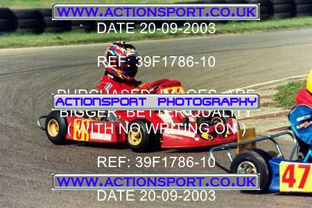 Photo: 39F1786-10 ActionSport Photography 20/09/2003 F6 Karting - Bayford Meadow _2_HondaCadets #31