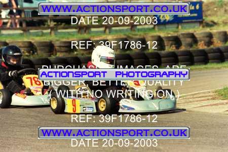 Photo: 39F1786-12 ActionSport Photography 20/09/2003 F6 Karting - Bayford Meadow _2_HondaCadets #9