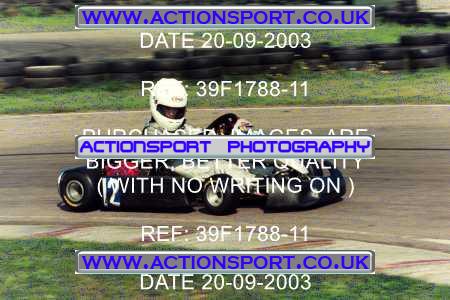 Photo: 39F1788-11 ActionSport Photography 20/09/2003 F6 Karting - Bayford Meadow _3_HondaJuniorProKart-F6JuniorStandard #12