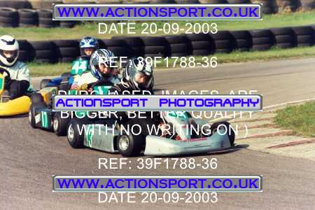 Photo: 39F1788-36 ActionSport Photography 20/09/2003 F6 Karting - Bayford Meadow _3_HondaJuniorProKart-F6JuniorStandard #17