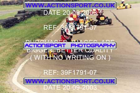 Photo: 39F1791-07 ActionSport Photography 20/09/2003 F6 Karting - Bayford Meadow _5_F6Cadets-F6HondaCadets #4