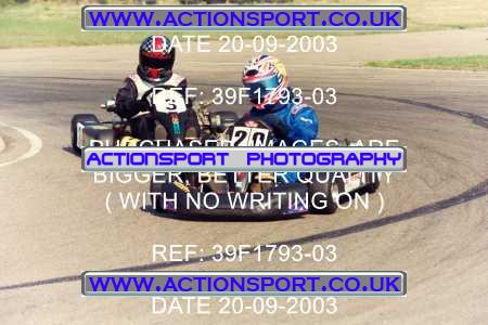 Photo: 39F1793-03 ActionSport Photography 20/09/2003 F6 Karting - Bayford Meadow _6_F6JuniorRoyale #3