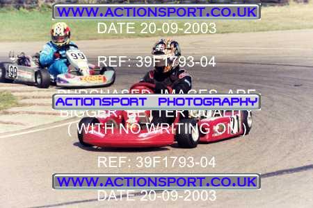 Photo: 39F1793-04 ActionSport Photography 20/09/2003 F6 Karting - Bayford Meadow _6_F6JuniorRoyale #21