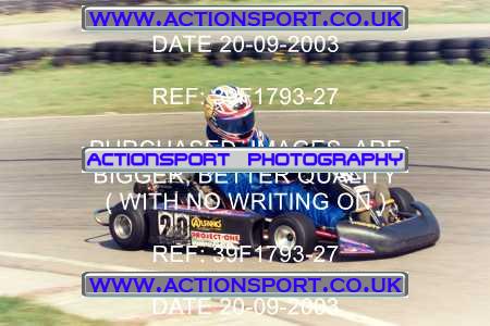 Photo: 39F1793-27 ActionSport Photography 20/09/2003 F6 Karting - Bayford Meadow _6_F6JuniorRoyale #28