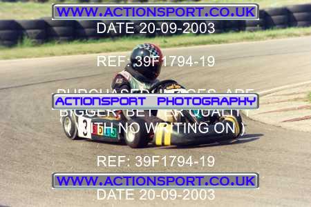 Photo: 39F1794-19 ActionSport Photography 20/09/2003 F6 Karting - Bayford Meadow _6_F6JuniorRoyale #3