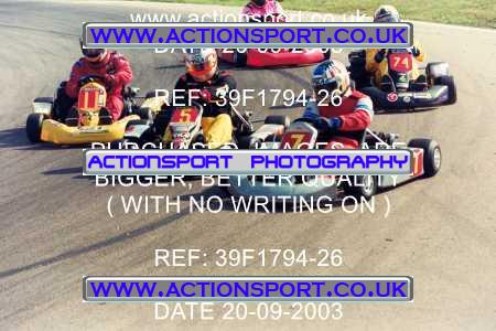 Photo: 39F1794-26 ActionSport Photography 20/09/2003 F6 Karting - Bayford Meadow _7_SeniorTKM4Stroke-F6Modified-ProKartHeavy #9990