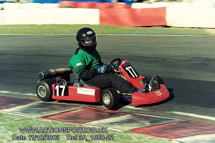 Sample image from 11/10/2003 F6 Karting - Buckmore Park