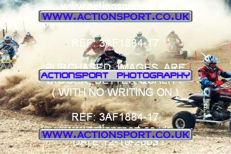 Photo: 3AF1884-17 ActionSport Photography 12/10/2003 ACU Basingstoke MX - Odiham  _1_Quads #9990