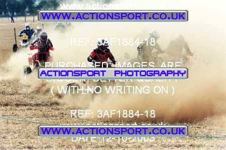 Photo: 3AF1884-18 ActionSport Photography 12/10/2003 ACU Basingstoke MX - Odiham  _1_Quads #9990