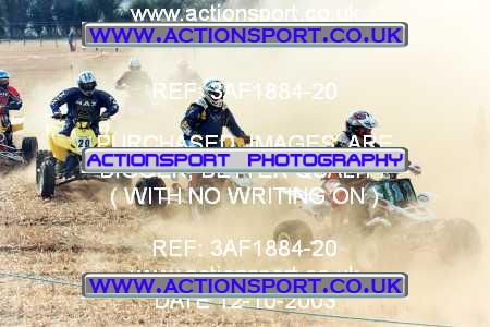Photo: 3AF1884-20 ActionSport Photography 12/10/2003 ACU Basingstoke MX - Odiham  _1_Quads #9990