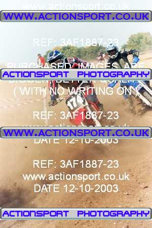 Photo: 3AF1887-23 ActionSport Photography 12/10/2003 ACU Basingstoke MX - Odiham  _2_Solos #174
